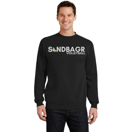 SANDBAGR Volleyball Fleece Crewneck Sweatshirt